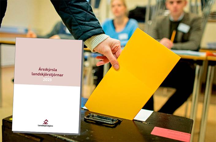 Ársskýrsla Landskjörstjórnar 2023 komin út - mynd