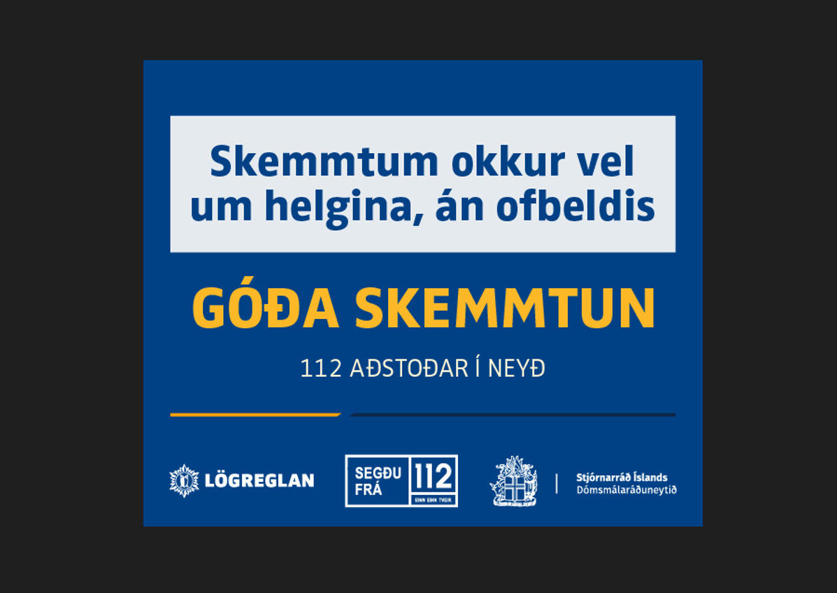Góð skemmtun er örugg og ofbeldislaus - mynd