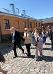 Norrænir dómsmálaráðherra á göngu í Helsinki - mynd