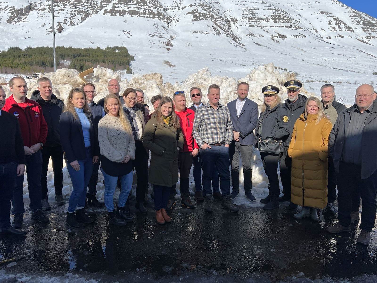 Ráðherrar heimsóttu Neskaupstað og funduðu með viðbragðsaðilum - mynd