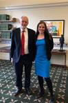 Katrín Jakobsdóttir forsætisráðherra og Jeremy Corbyn, formaður Verkamannaflokksins og leiðtogi stjórnarandstöðunnar - mynd