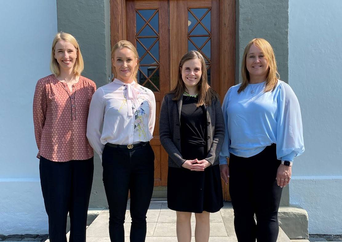 Steinunn Gyðu- og Guðjónsdóttir, Þorbjörg Inga Jónsdóttir, Katrín Jakobsdóttir forsætisráðherra og Elín G. Einarsdóttir - mynd