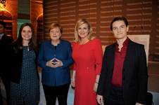 Katrín Jakobsdóttir, forsætisráðherra Íslands, Angela Merkel, kanslari Þýskalands, Kolinda Grabar-Kitarović, forseti Króatíu og Ana Brnabić, forsætisráðherra Serbíu - mynd