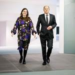 Katrín Jakobsdóttir forsætisráðherra og Olaf Scholz, kanslari Þýskalands. Mynd: Bundesregierung/Denzel - mynd