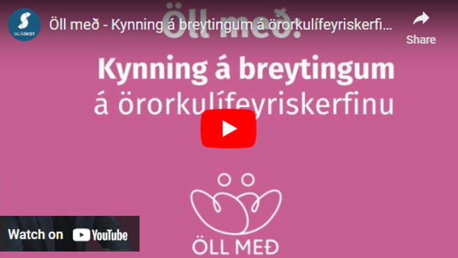Vídeó: Kynning á breytingum á örorkulífeyriskerfinu