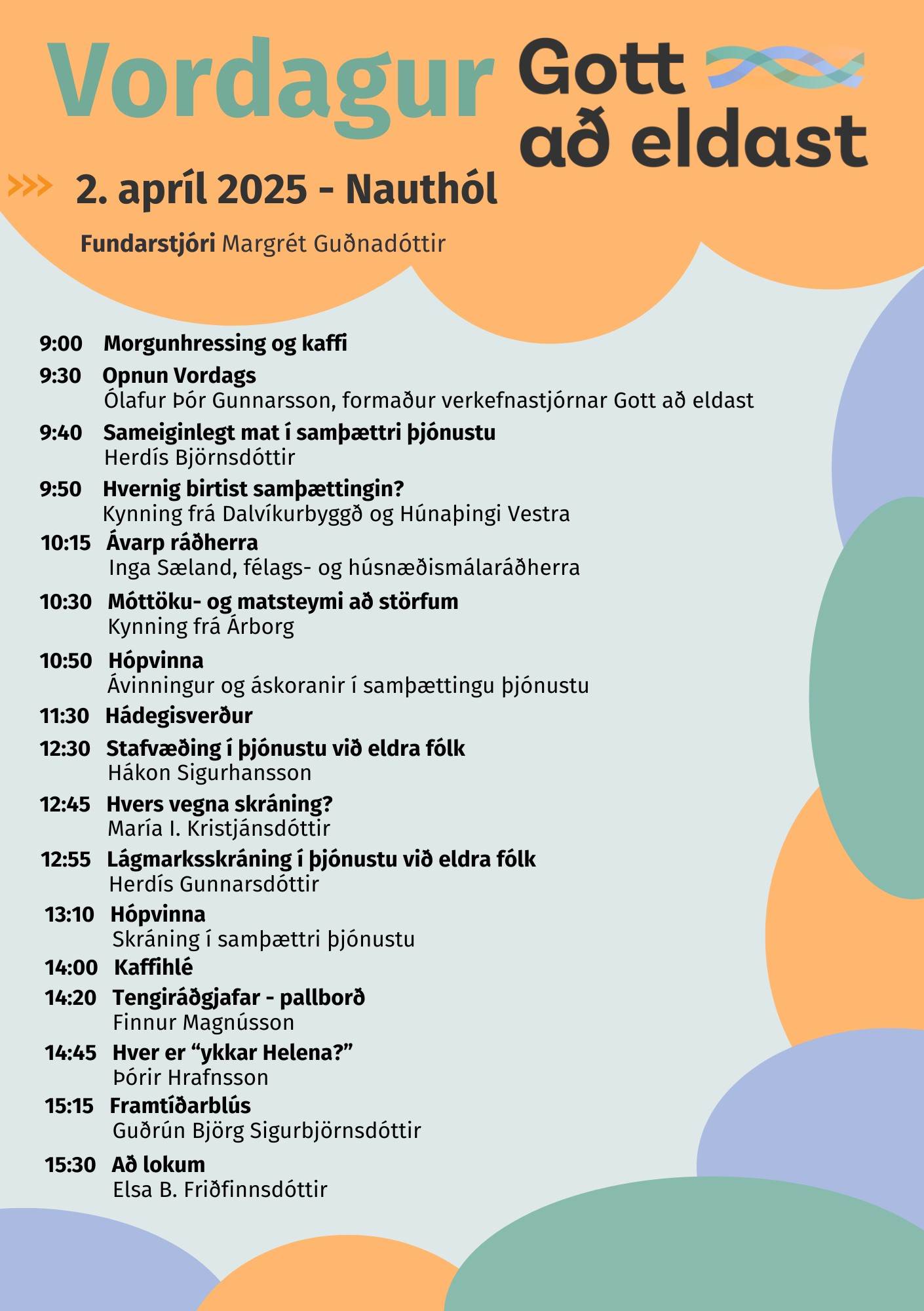 Vordagur Gott að eldast, miðvikudaginn 2. apríl - mynd