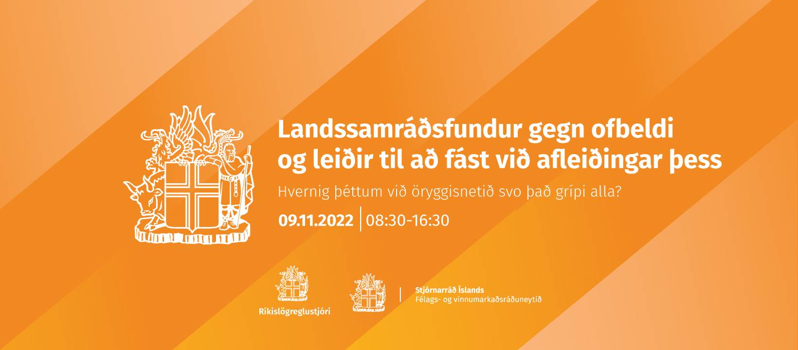 Fyrsti Landssamráðsfundur gegn ofbeldi - mynd