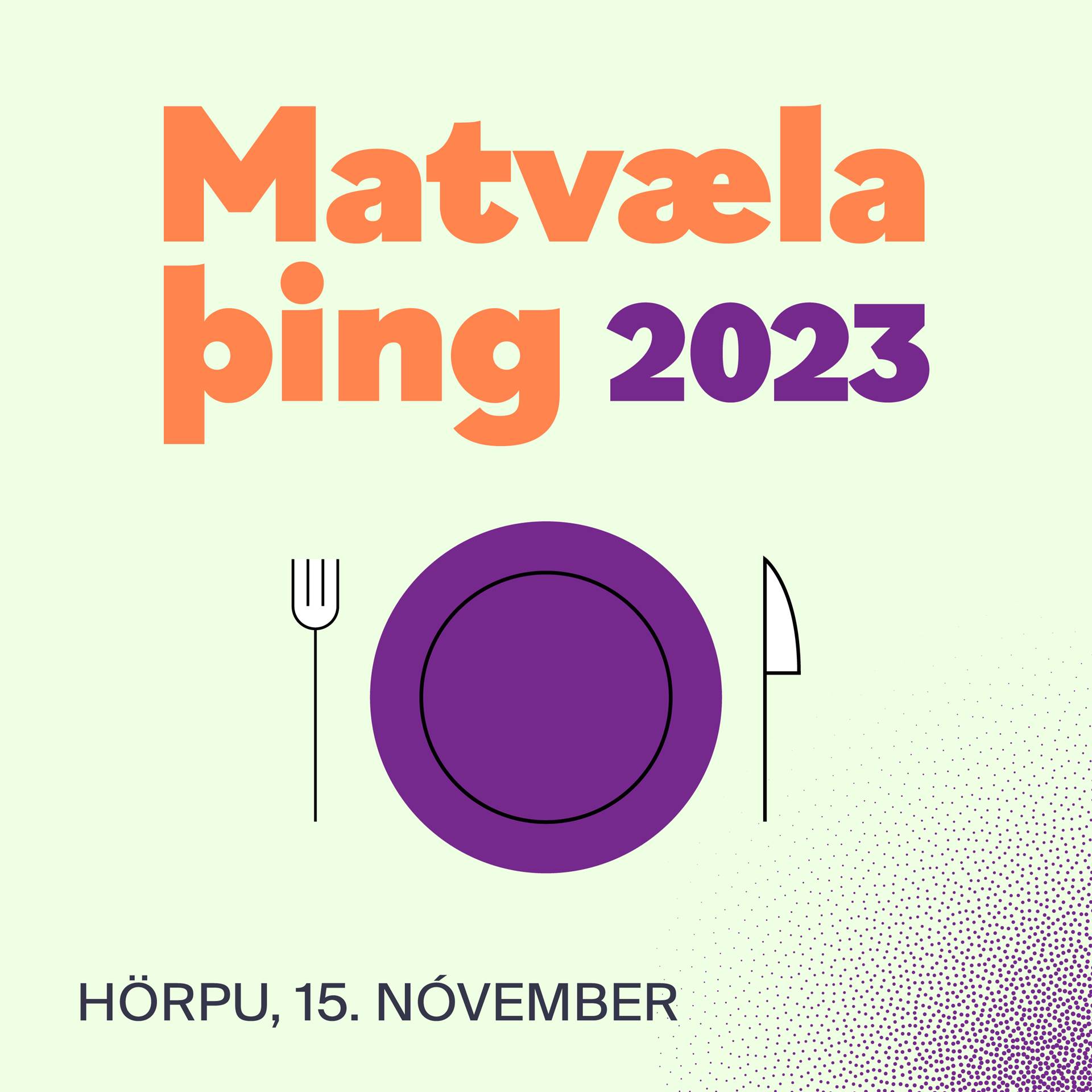Matvælaþing 2023 hefst á morgun - mynd