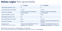 Ný reglugerð um skólastarf tekur gildi 3. nóvember: Skólar áfram opnir - mynd úr myndasafni númer 3