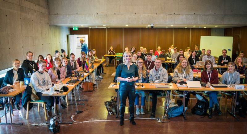 Frá fundi ráðherra með fulltrúum Landssambands íslenskra stúdenta vorið 2018.  - mynd