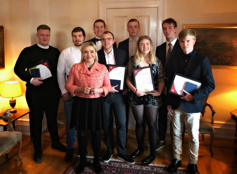 Keppendum á Evrópumóti iðn- og verkgreina fagnað - mynd