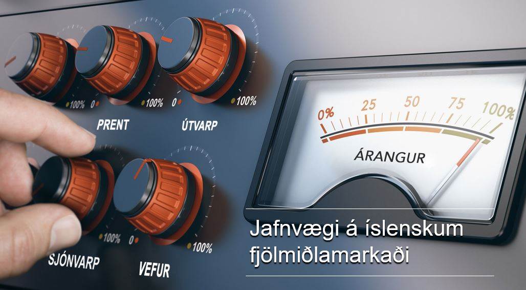Eflum íslenskt mál til framtíðar: straumhvörf fyrir rekstrarumhverfi einkarekinna fjölmiðla á Íslandi  - mynd