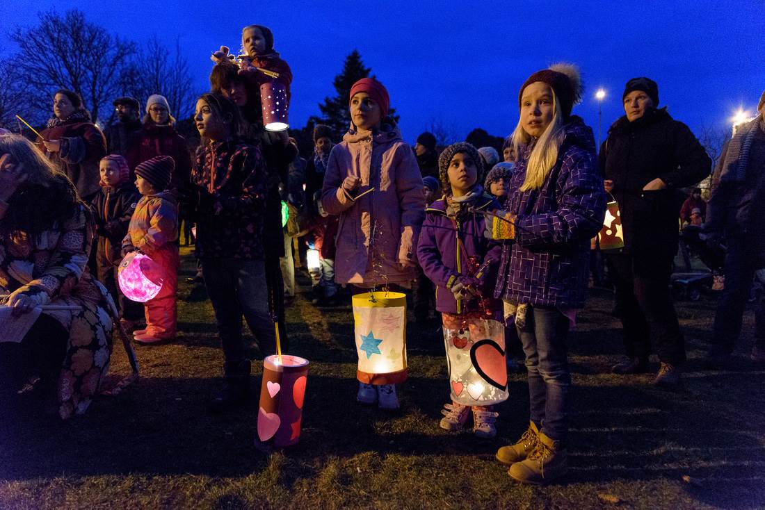 Sem dæmi um skráningu á síðunni eru upplýsingar um lugtargöngu heilags Marteins sem árlega er farin í Hafnarfirði.  - mynd