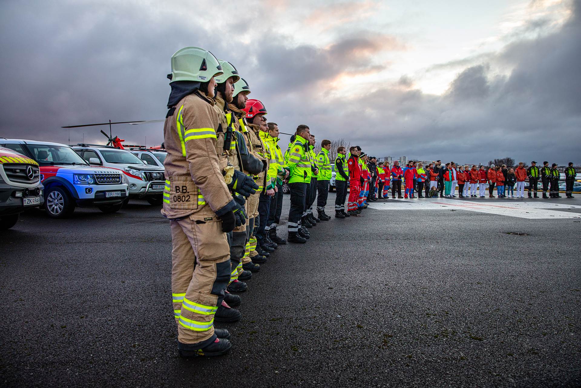 Frá minningarathöfninni árið 2018. - mynd