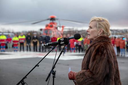 Ragnhildur Hjaltadóttir, ráðuneytisstjóri í samgöngu- og sveitarstjórnarráðuneytinu flytur ávarp á minningardeginum.