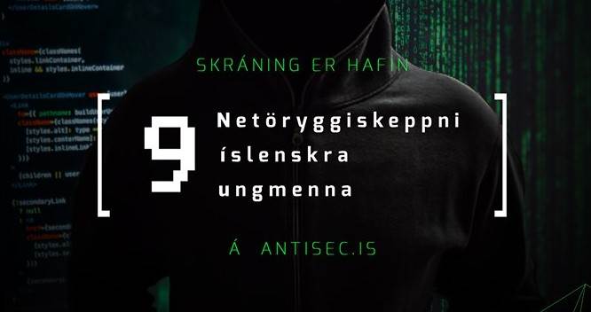 Netöryggiskeppni íslenskra ungmenna, Nían, stendur yfir til og með 15. nóvember en skráning er tli og með 13. nóvember. - mynd