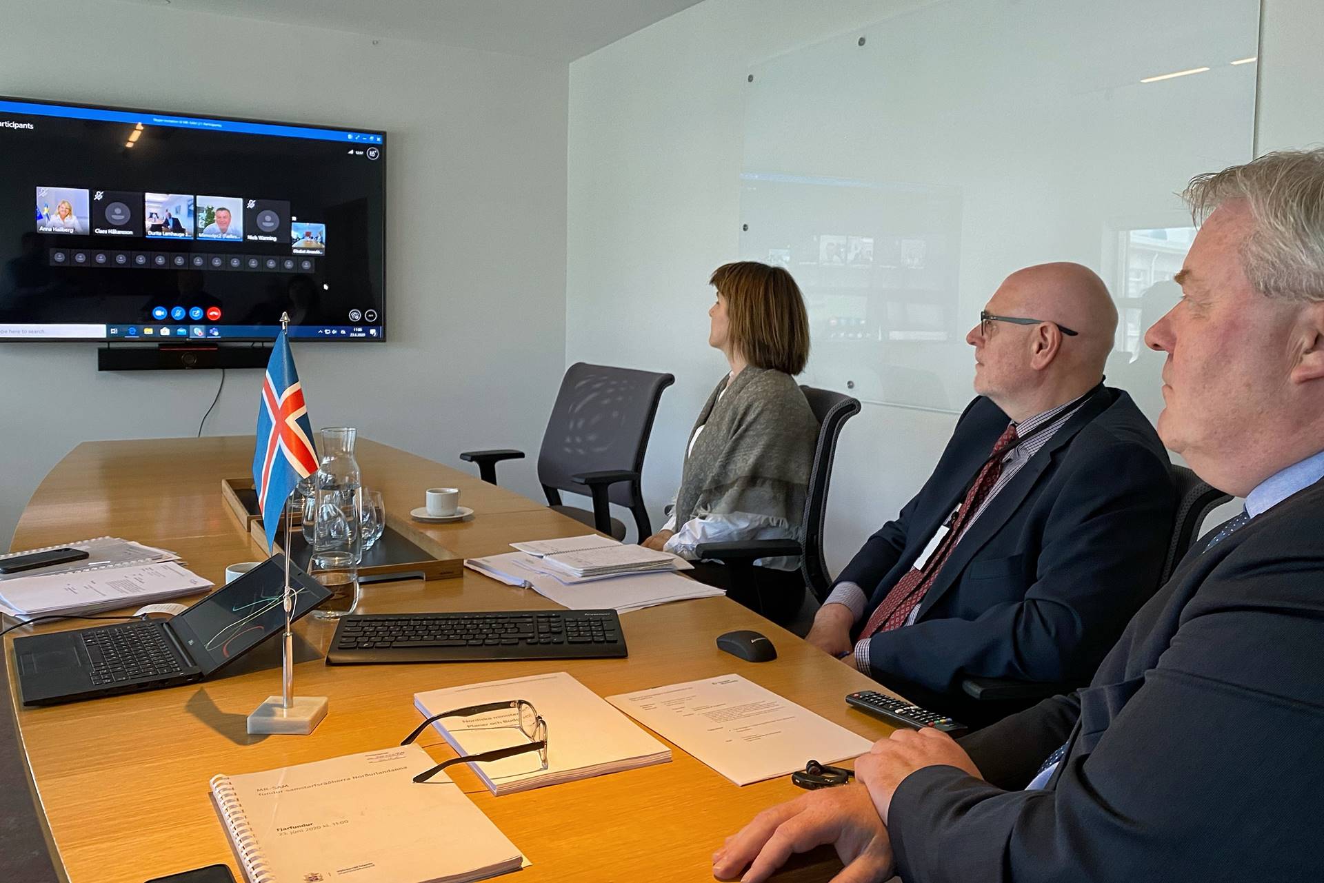 Mynd fyrir frétt: Samstarfsráðherrar ræddu jafnréttismál og þátttöku ungmenna að framtíðarsýn Norrænu ráðherranefndarinnar