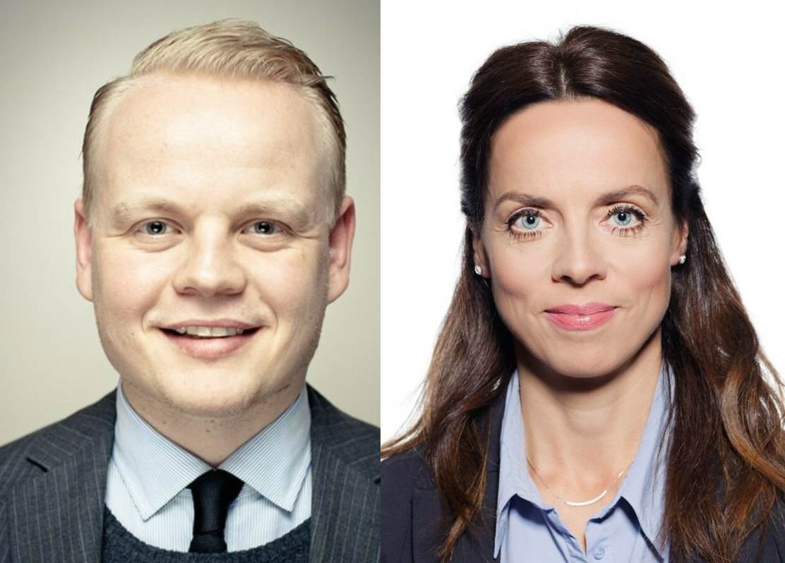 Ingveldur Sæmundsdóttir og Ágúst Bjarni Garðarsson eru aðstoðarmenn Sigurðar Inga Jóhannssonar. - mynd