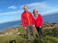 Guðmundur Ingi Guðbrandsson, umhverfis- og auðlindaráðherra og Sigríður Auður Arnardóttir ráðuneytisstjóri. - mynd