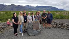 Fulltrúar svæðisráðs og ráðgjafahóps við gerð stjórnunar- og verndaráætlunar Breiðarmerkursands ásamt starfsfólki. - mynd