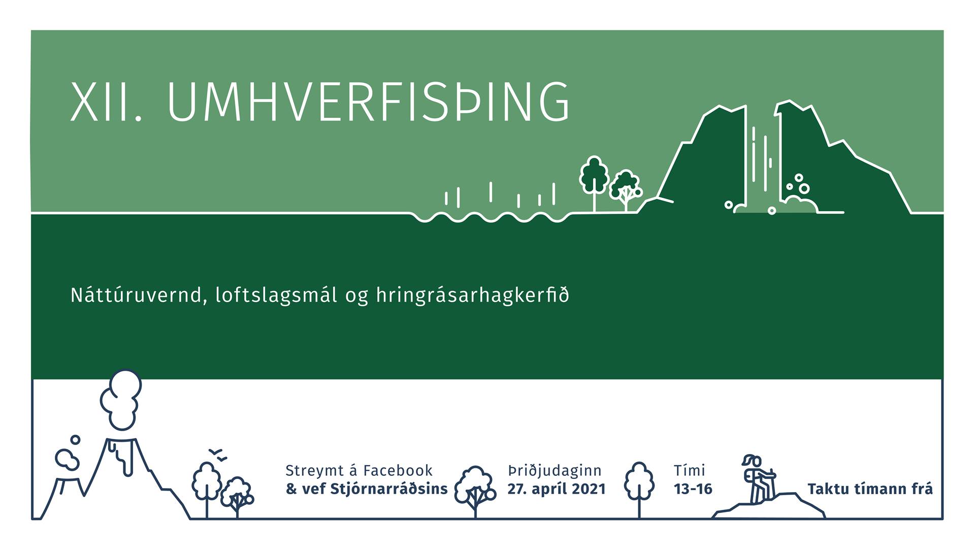 Umhverfisþing 27. apríl – skráning hafin - mynd