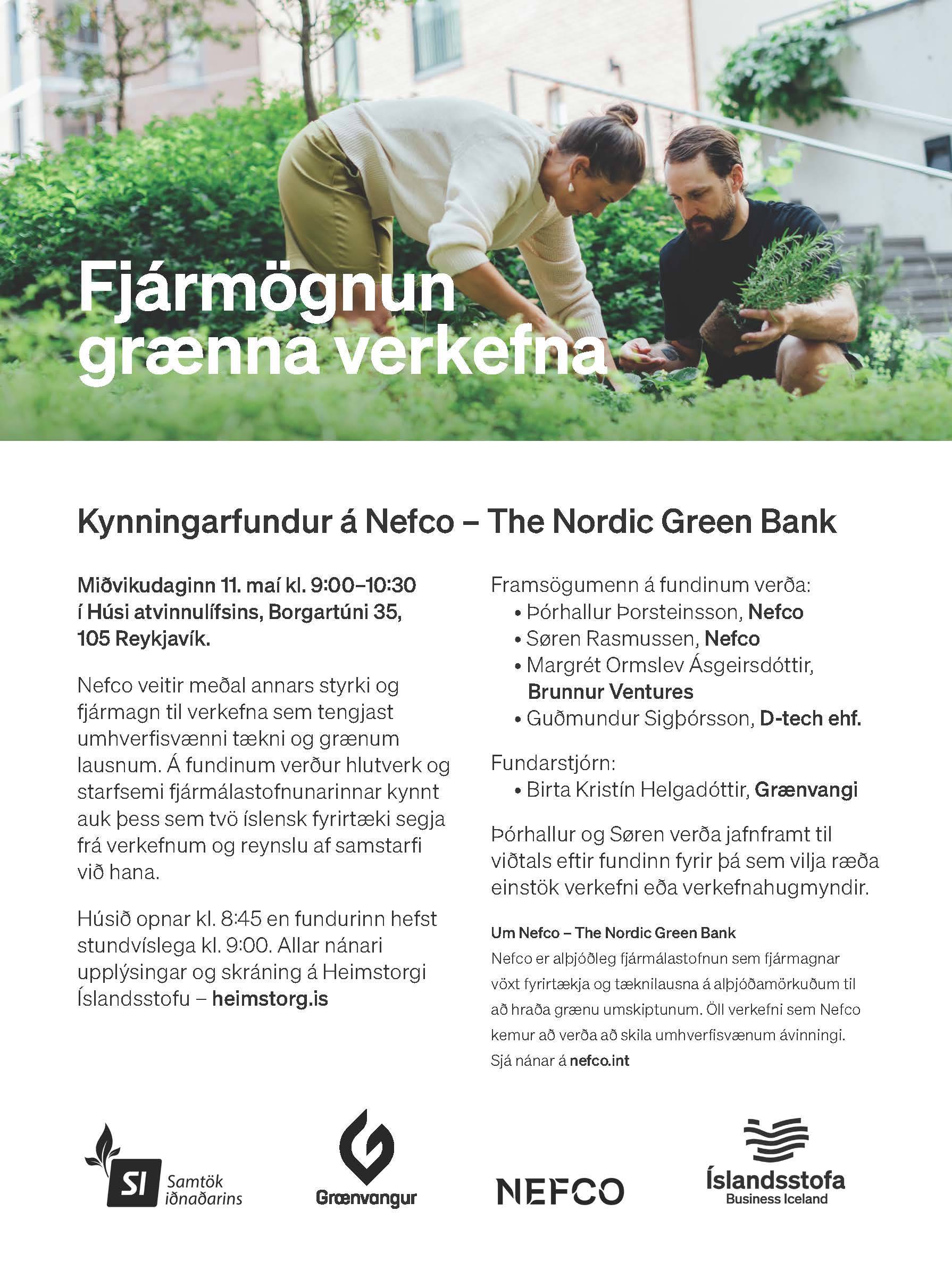 Opinn kynningarfundur NEFCO - mynd