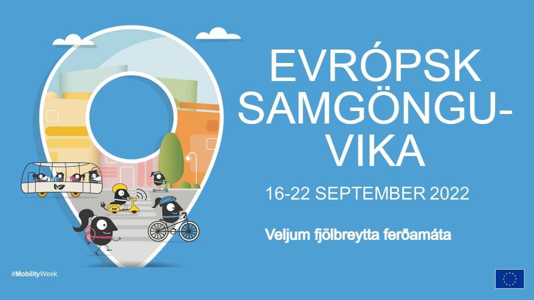 Evrópsk samgönguvika hefst í dag - mynd