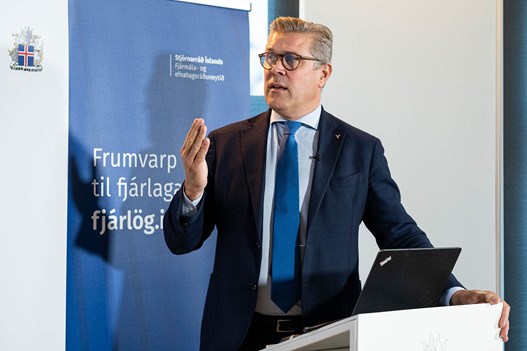 Bjarni Benediktsson kynnir fjárlagafrumvarp ársins 2024.