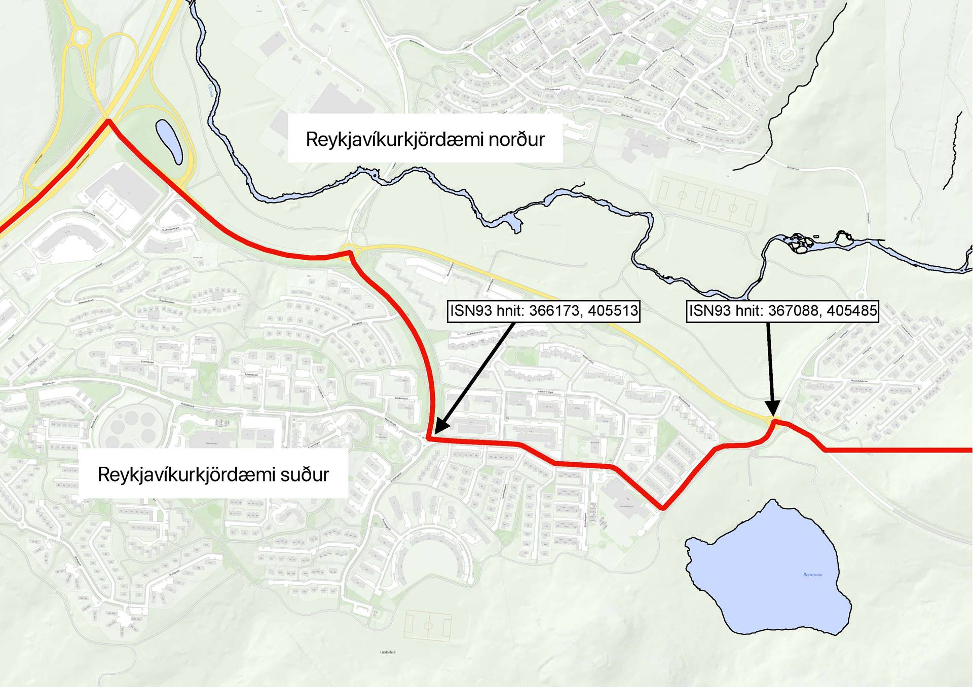 Reykjavík suður- og norðurkjördæmi - mynd