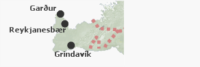 Kort yfir hjúkrunarheimili - Suðurnes