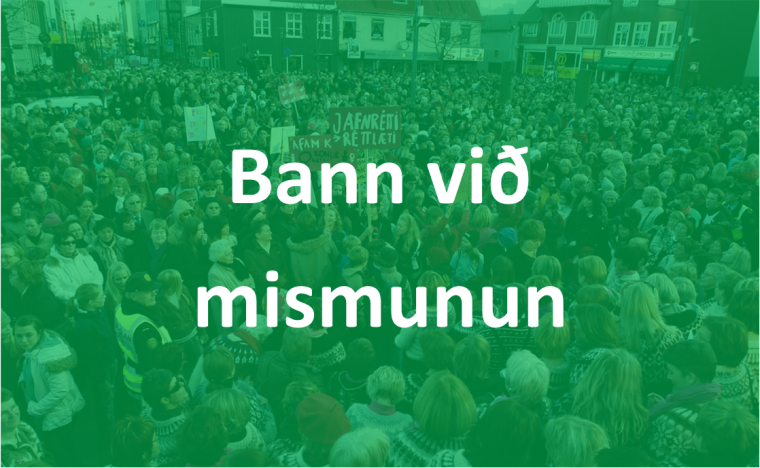 Bann við mismunun