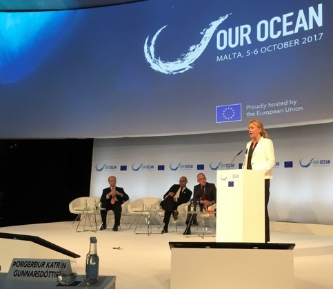 Þorgerður Katrín ræddi verndun hafsins á „Our Ocean“ ráðstefnunni - mynd