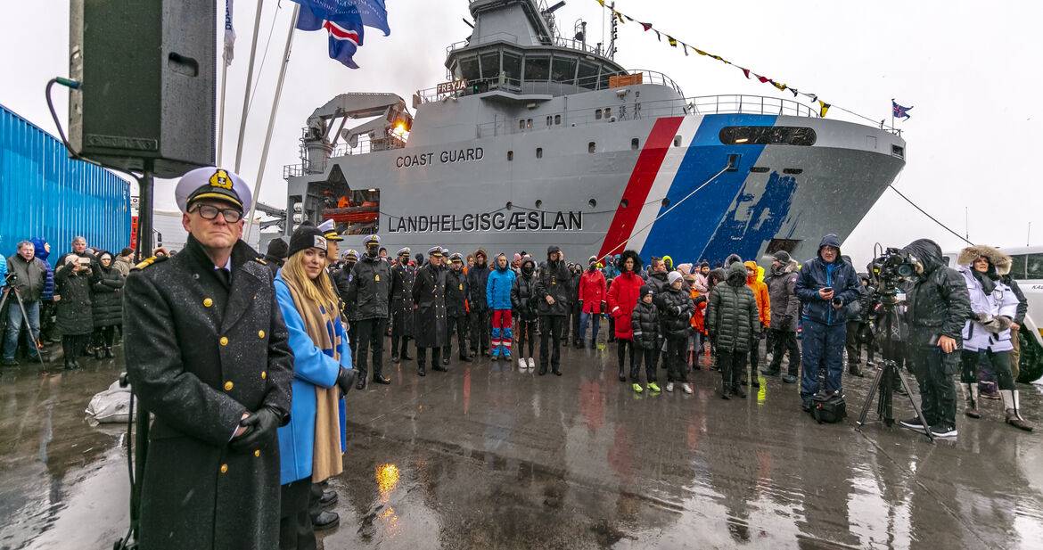 Freyja kemur til Siglufjarðar - mynd