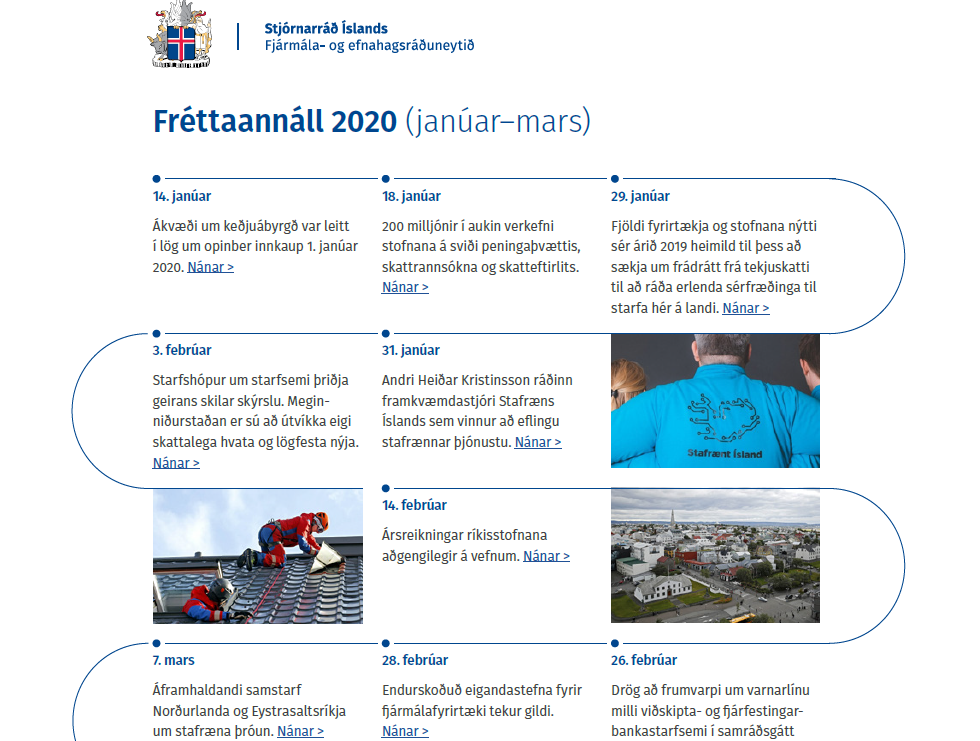 Úr fréttaannál ársins 2020 - mynd