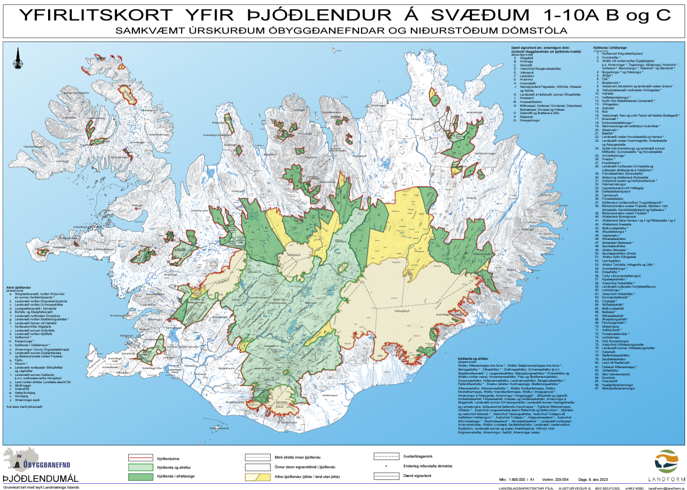 Gengið um þjóðlendur (júní-ágúst) - mynd