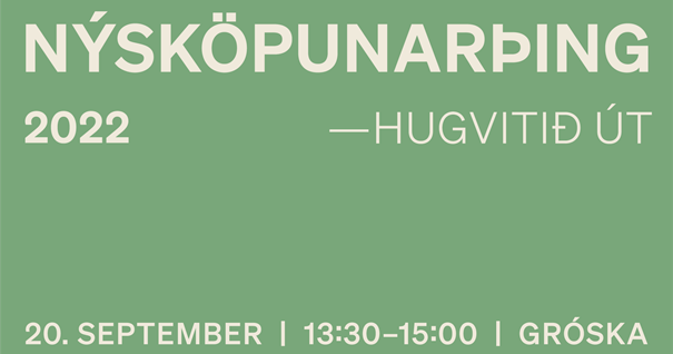 Nýsköpunarþing 2022 haldið 20. september – Hugvitið út! - mynd