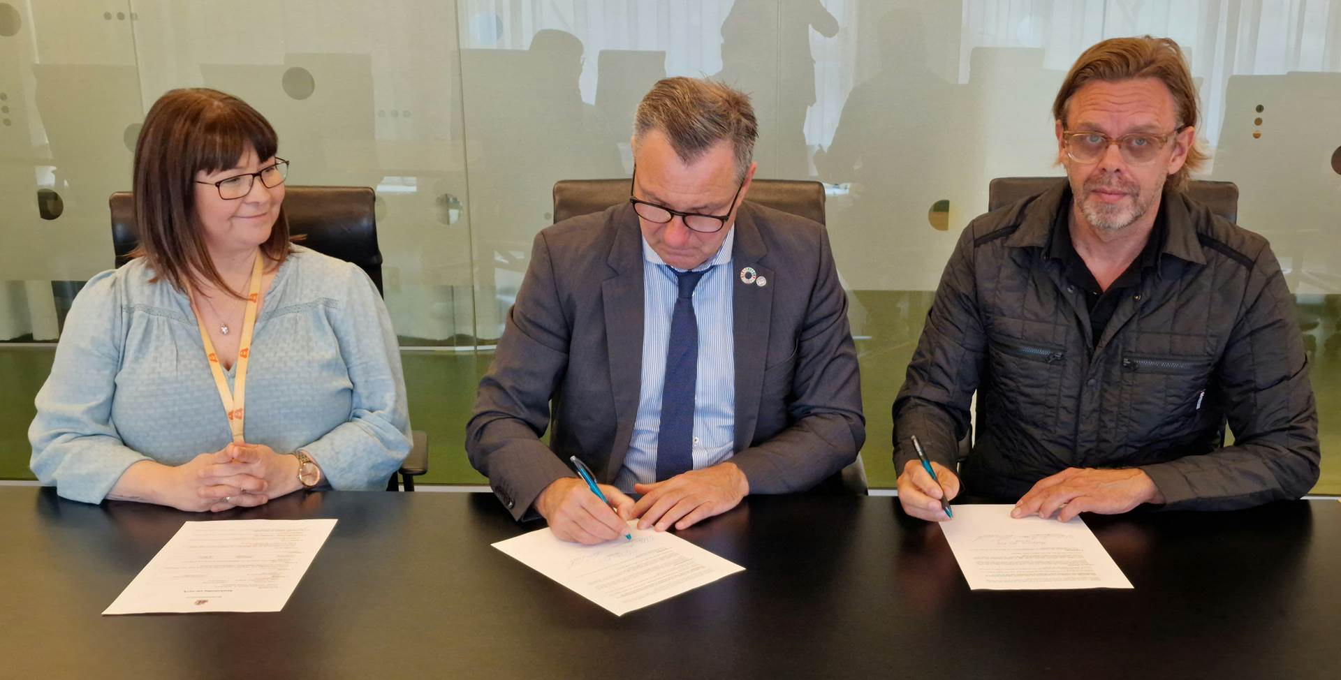 Frá undirritun samkomulags heilbrigðisráðuneytisins við Krýsuvíkursamtökin - mynd