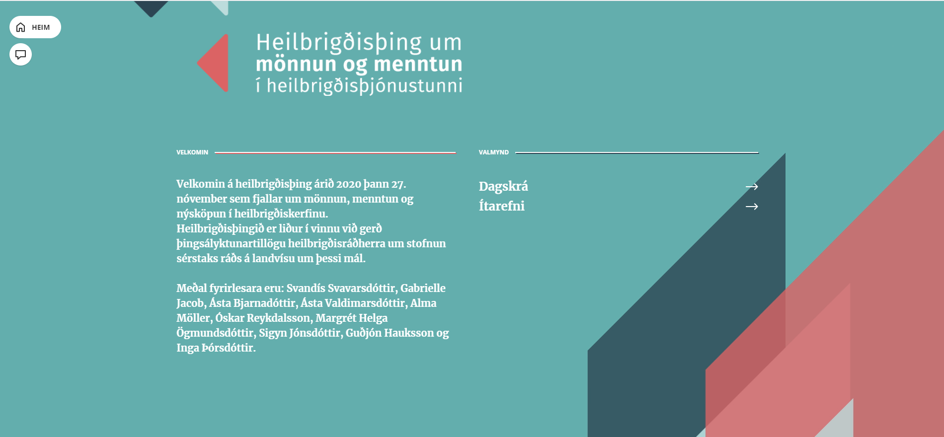 www.heilbrigdisthing.is - mynd