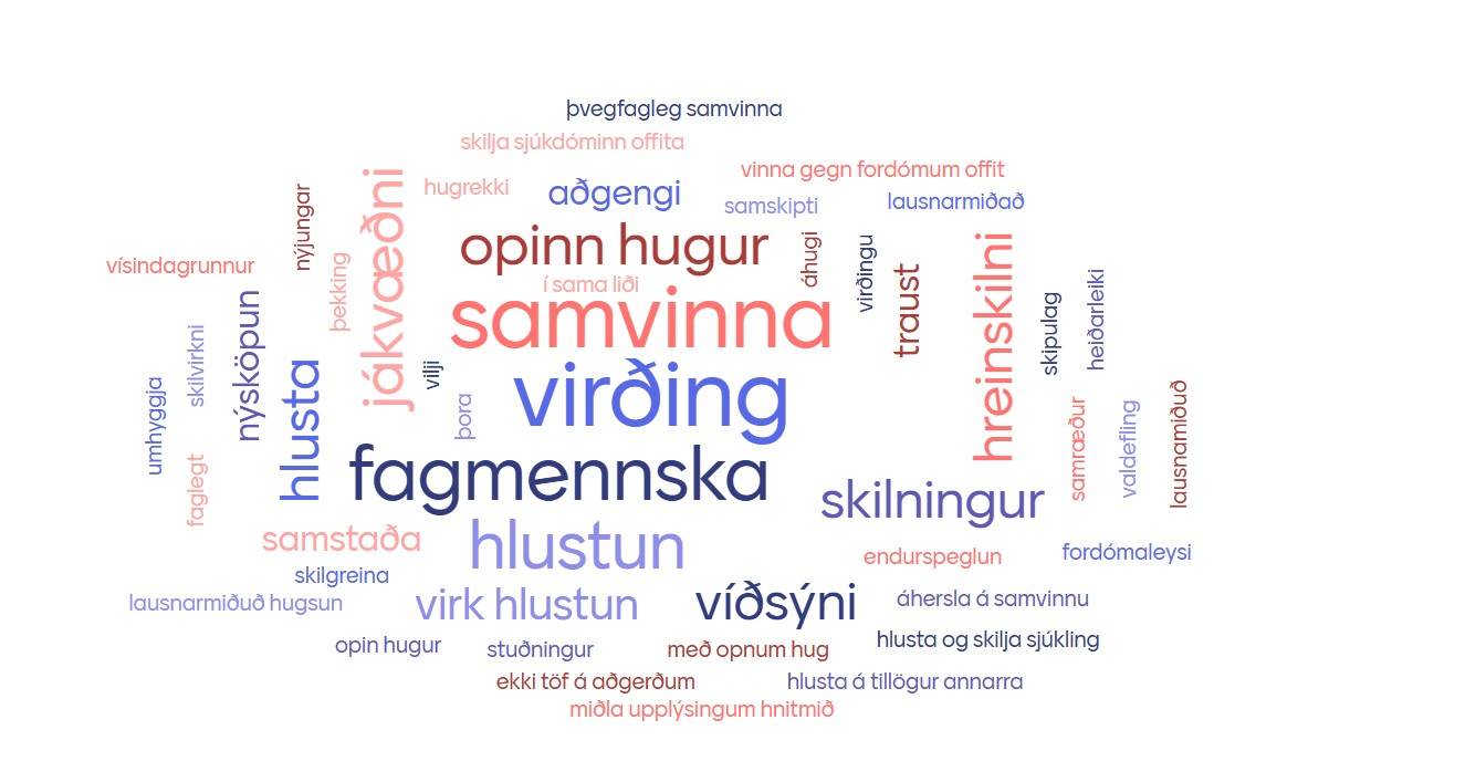Þátttökusáttmáli vinnustofunnar - mynd