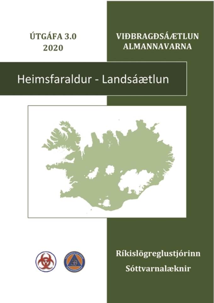 Viðbragðsáætlun almannavarna: Heimsfaraldur – Landsáætlun - mynd