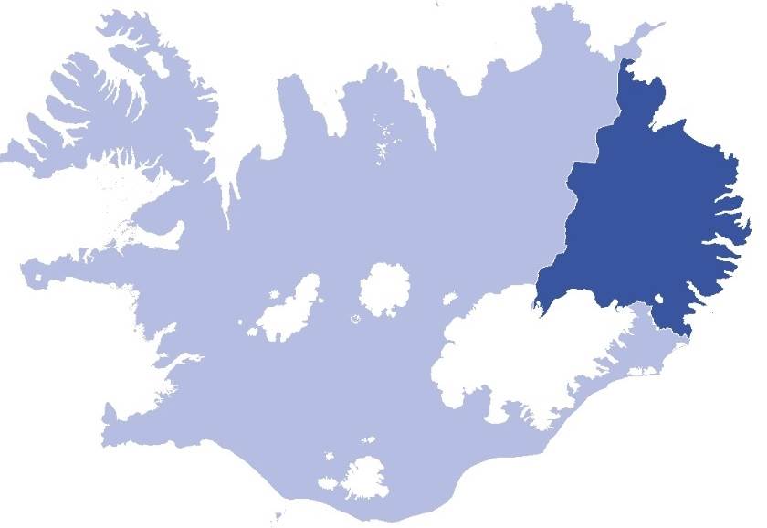 Starfssvæði Heilbrigðisstofnunar Austurlands - mynd