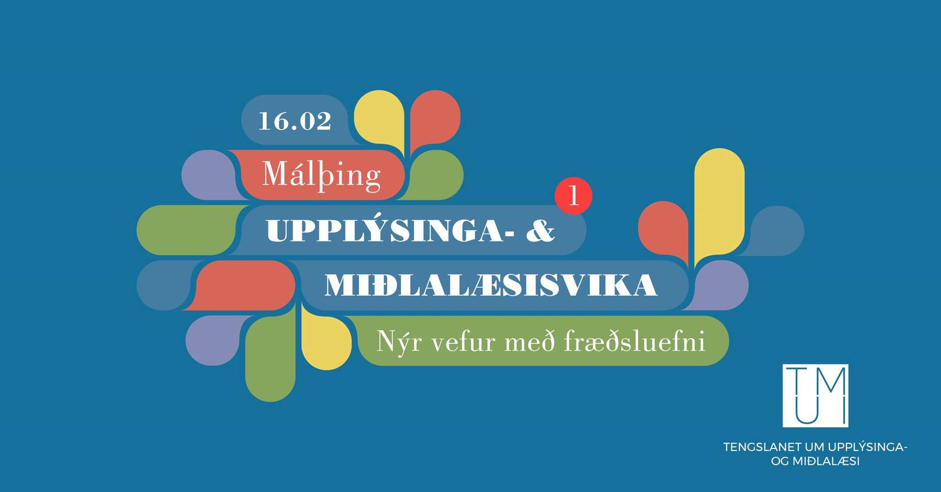 Málþing um upplýsinga- og miðlalæsi 16. febrúar - mynd