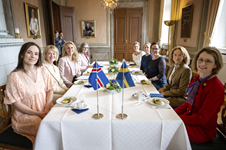 Frá fundi utanríkisráðherra Íslands og Svíþjóðar. - mynd