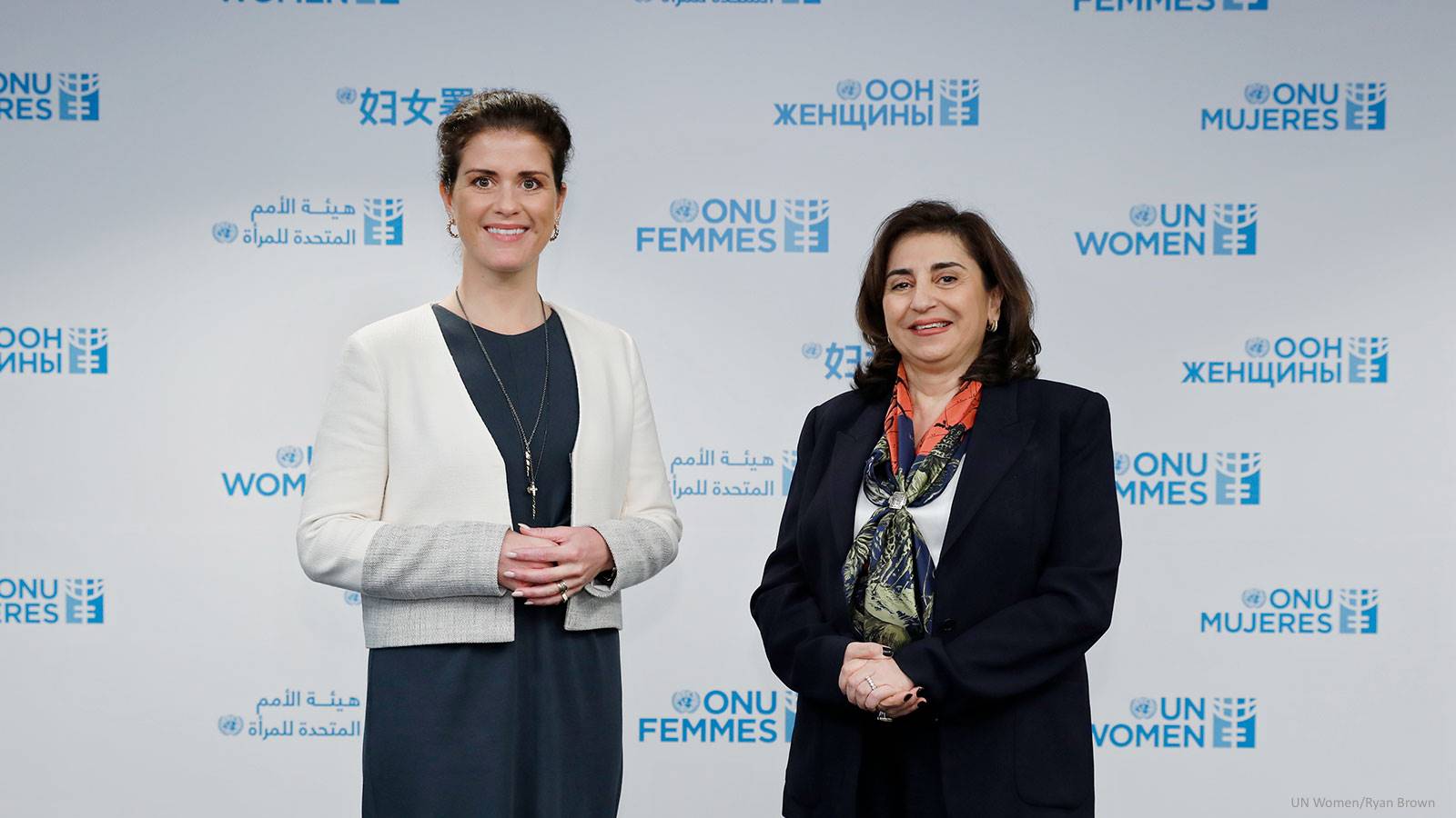 Þórdís Kolbrún og Sima Sami Bahous, framkvæmdastjóri UN Women. - mynd