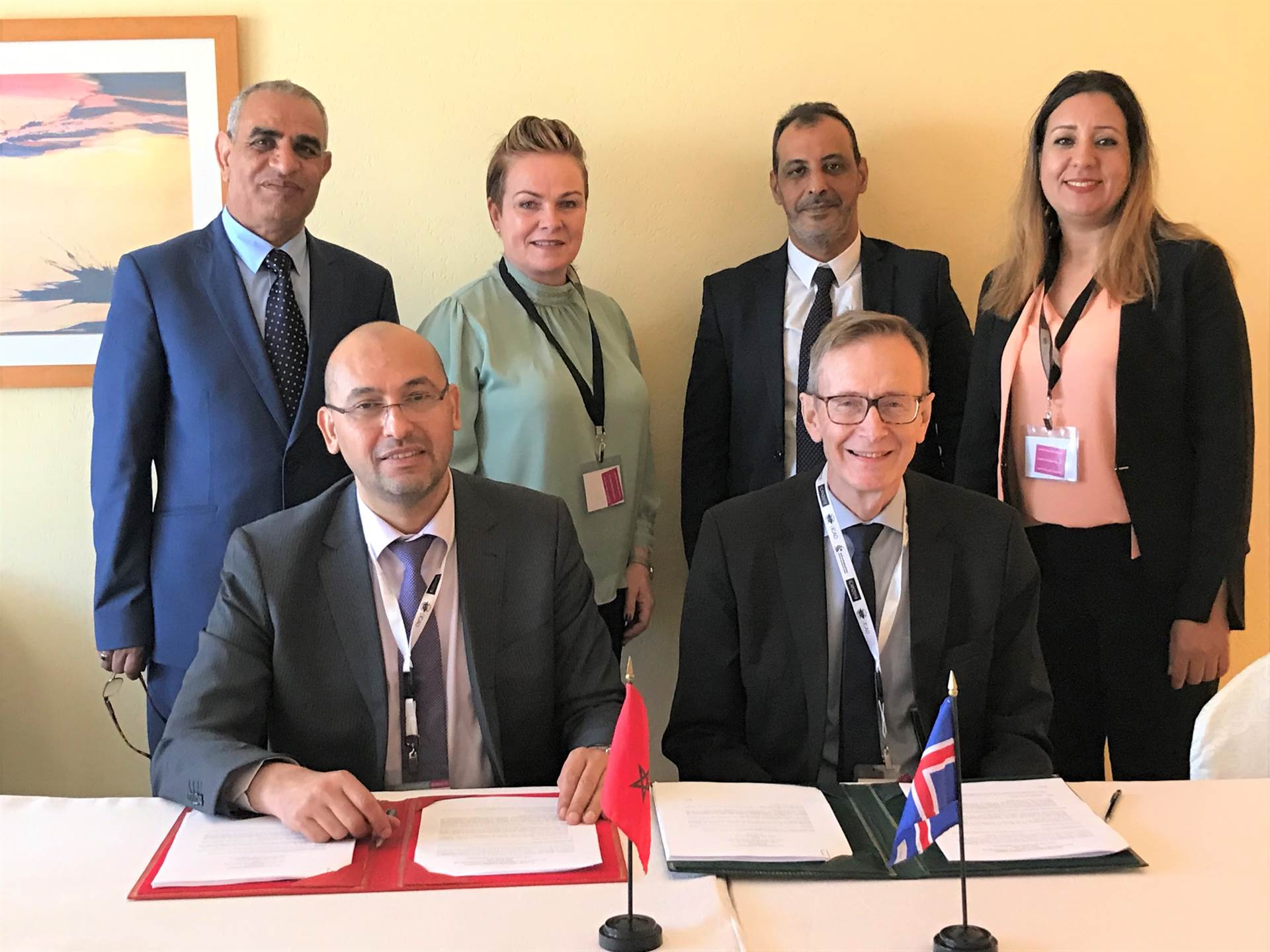 Loftferðasamningur við Marokkó áritaður - mynd