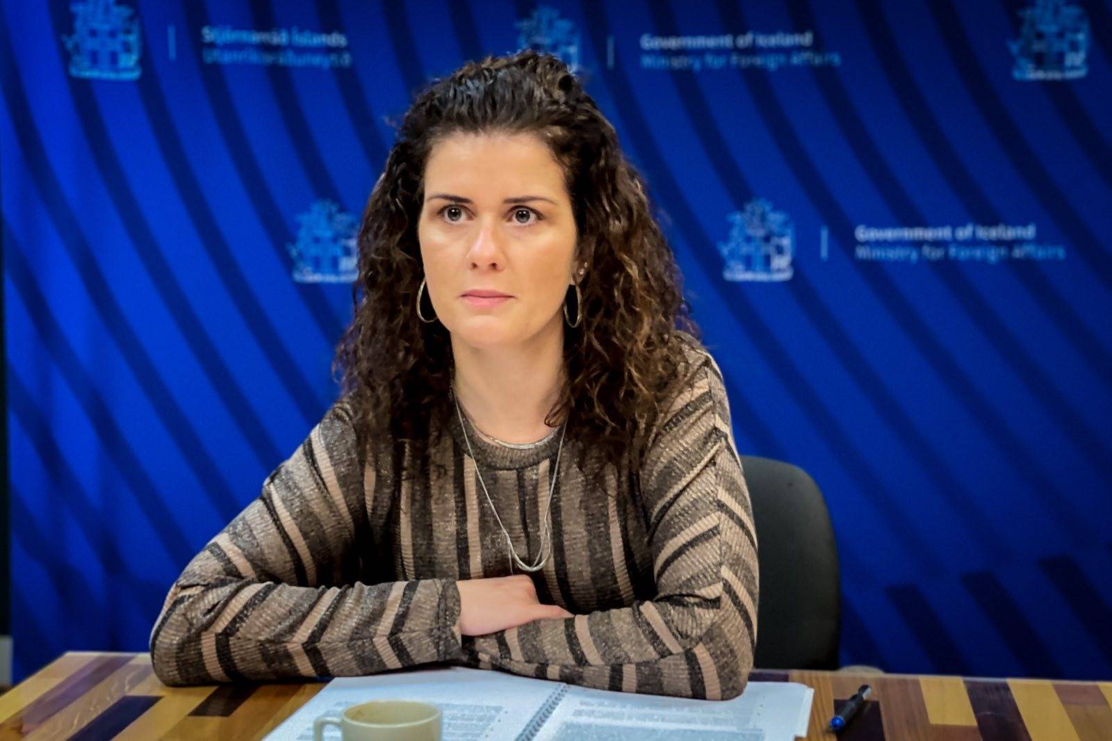 Þórdís Kolbrún Reykfjörð Gylfadóttir utanríkis- og þróunarsamvinnuráðherra. - mynd