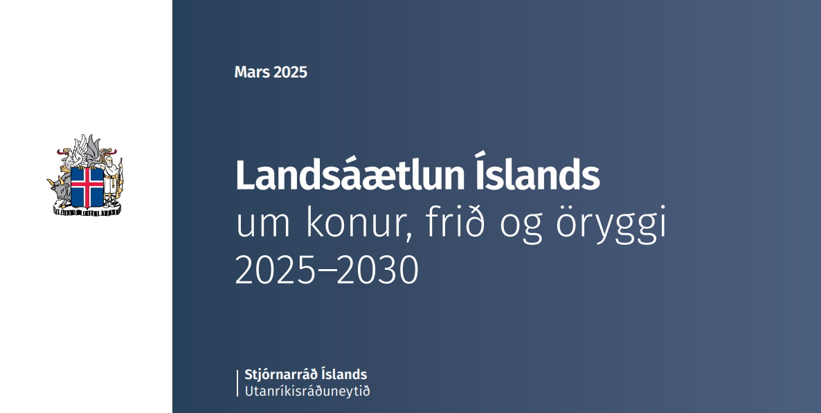 Fjórða landsáætlun Íslands um konur, frið og öryggi fyrir árin 2025–2030 - mynd