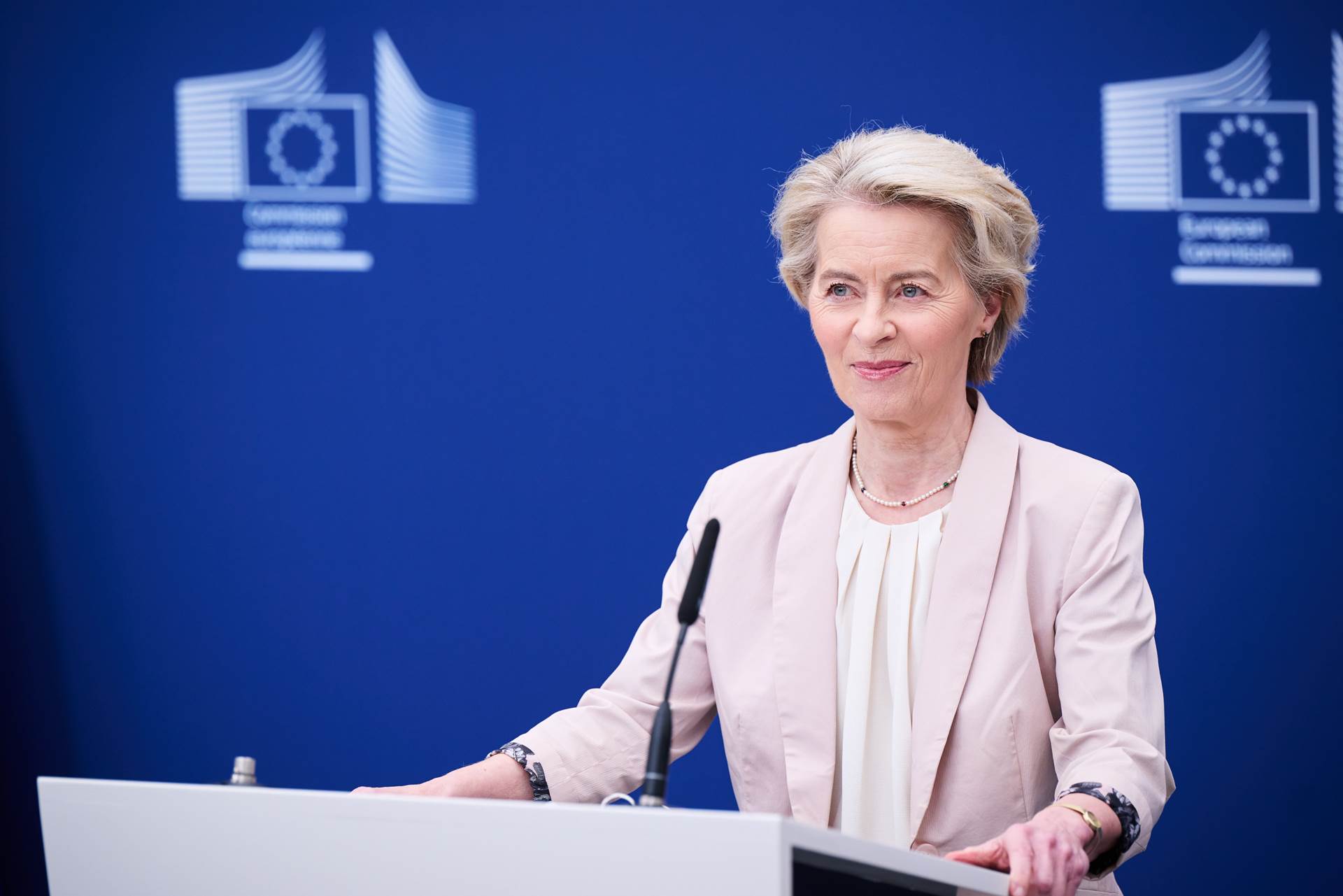Ursula von der Leyen, forseti framkvæmdastjórnar Evrópusambandsins. - mynd