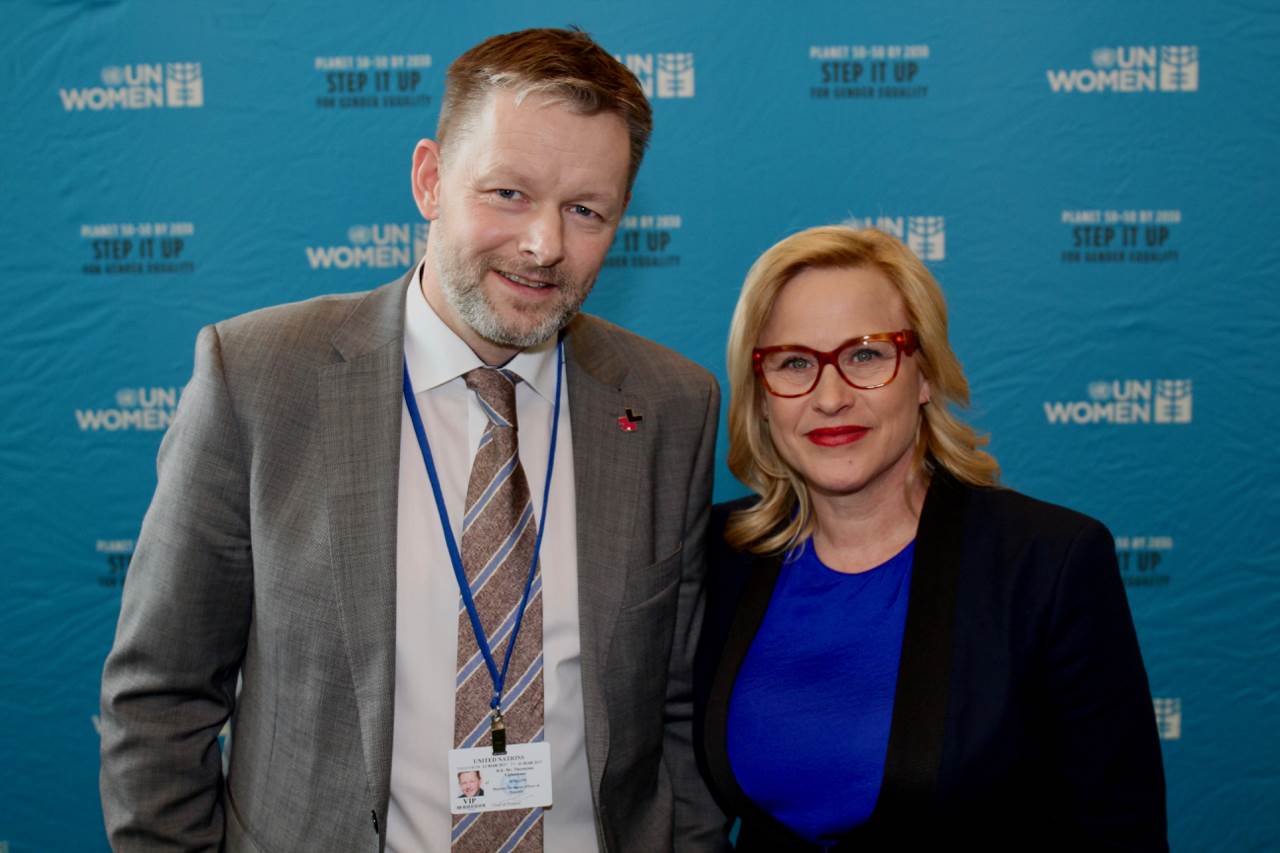 Þorsteinn Víglundsson og Patricia Arquette - mynd