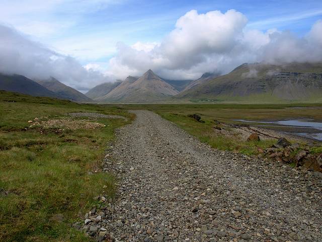 Malarvegur við Lón - mynd